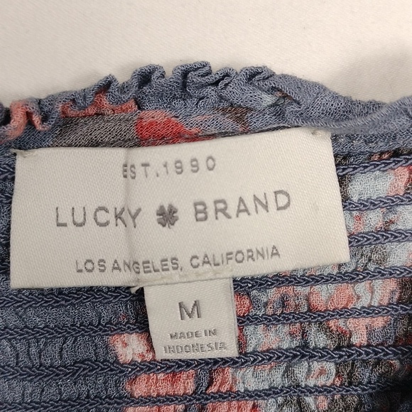 Lucky Brand women's long sleeved blouse size medium - Picture 2 of 12